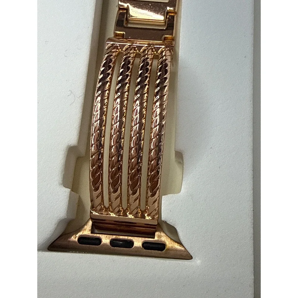 Posh Tech Clara Rose Gold Bracelet Band for Apple Watch 38mm 40mm 41mm
